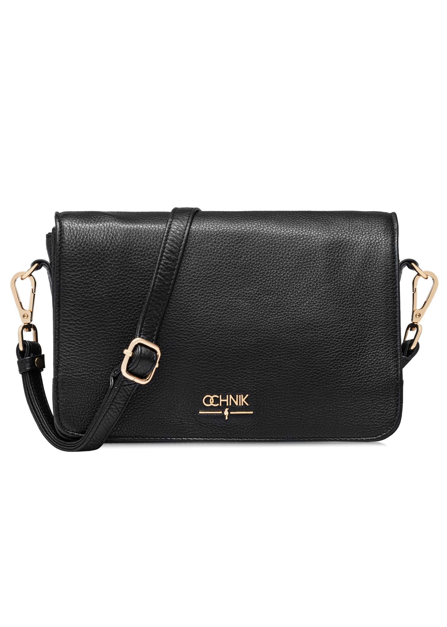 Black small leather women's handbag TORES-1080D-99(W25)