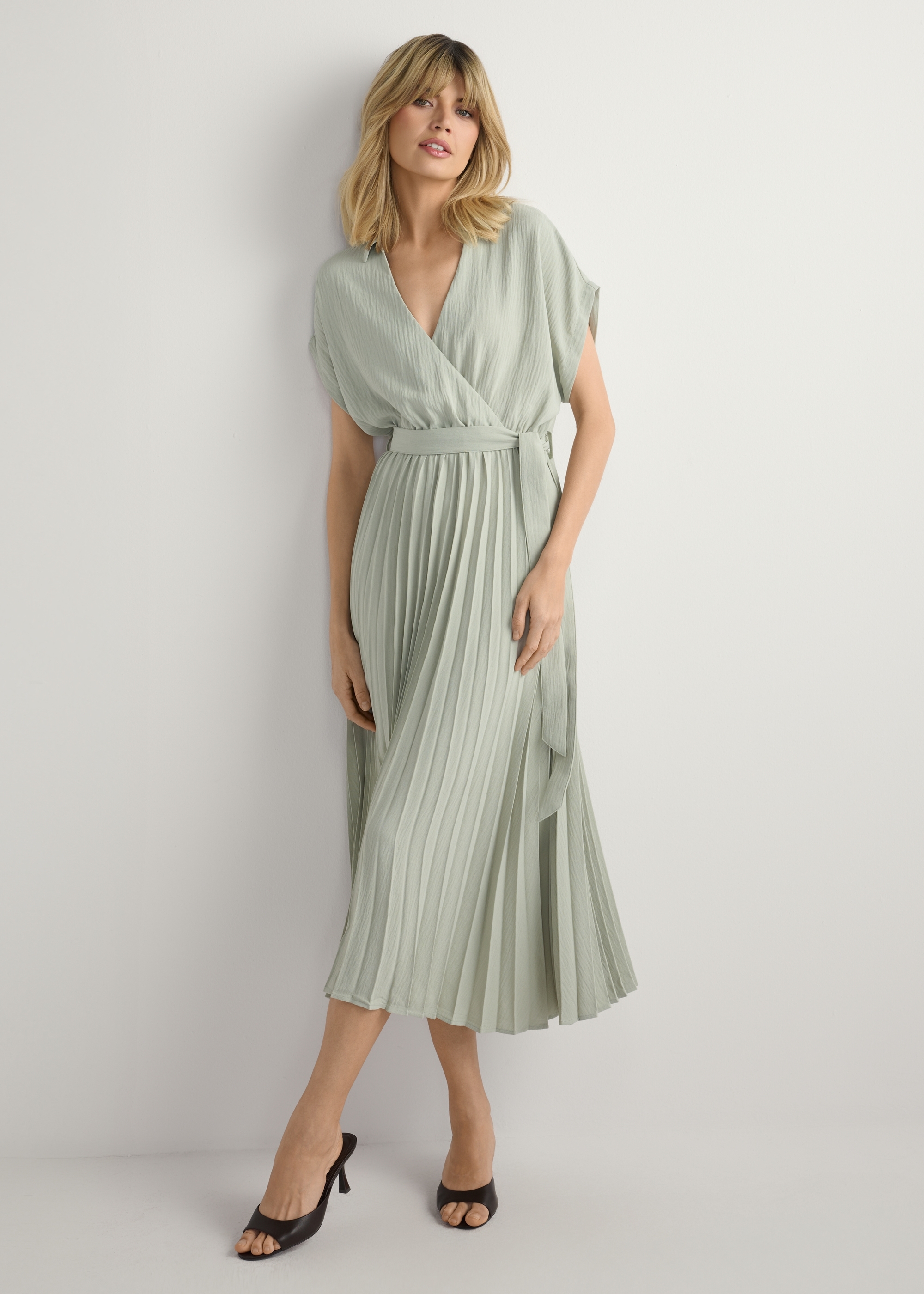 Long sage women's dress SUKDT-0274-8F(W26)