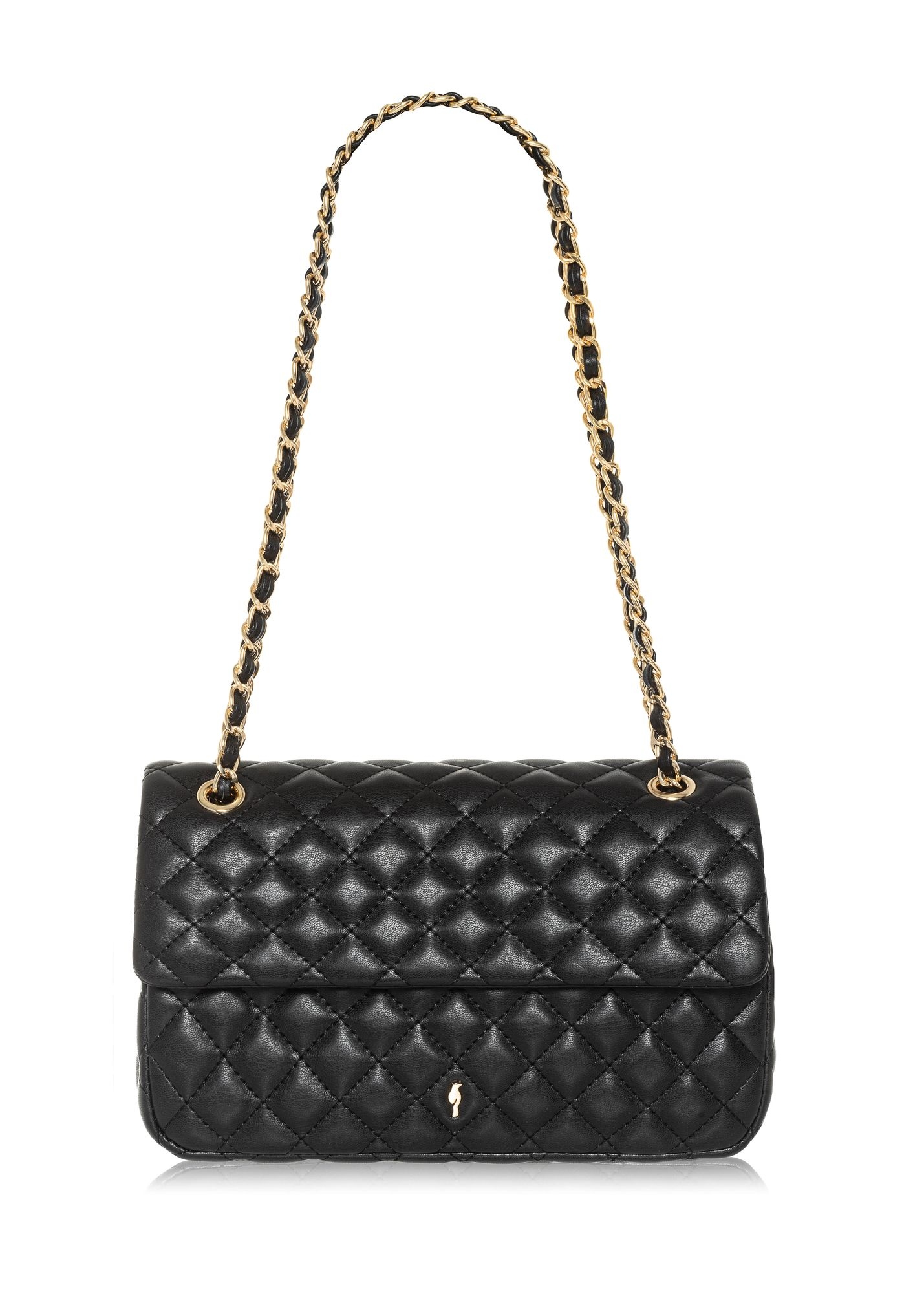 Black quilted chain bag TOREC-0443D-99(W25)