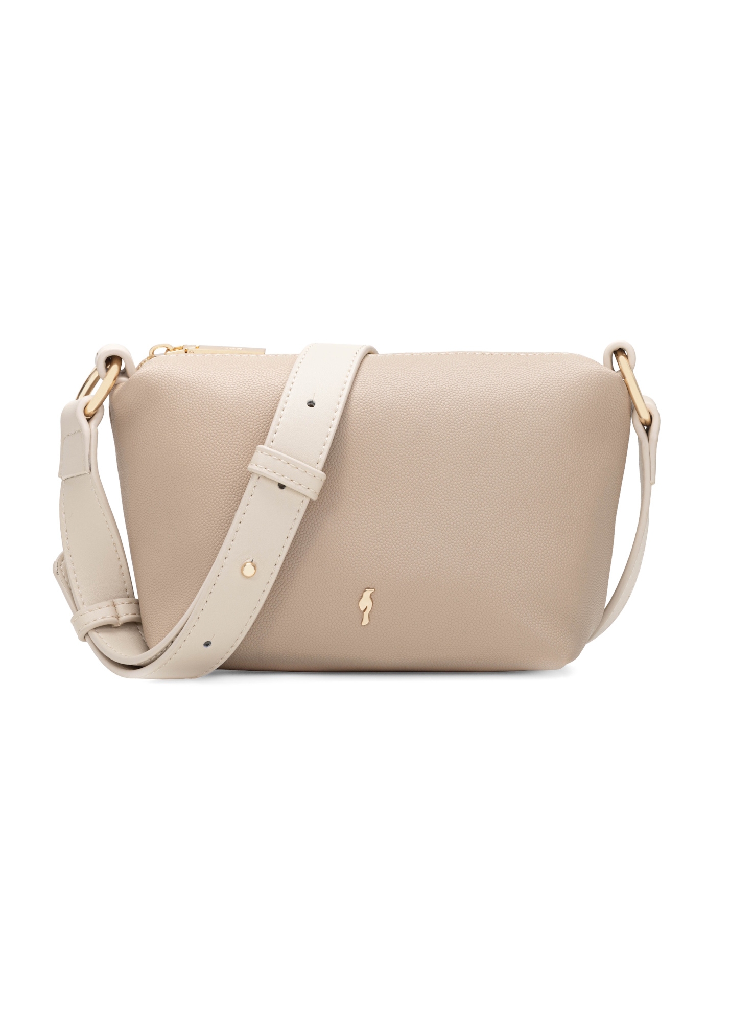 Small beige women's handbag TOREC-0882-1B(W26)