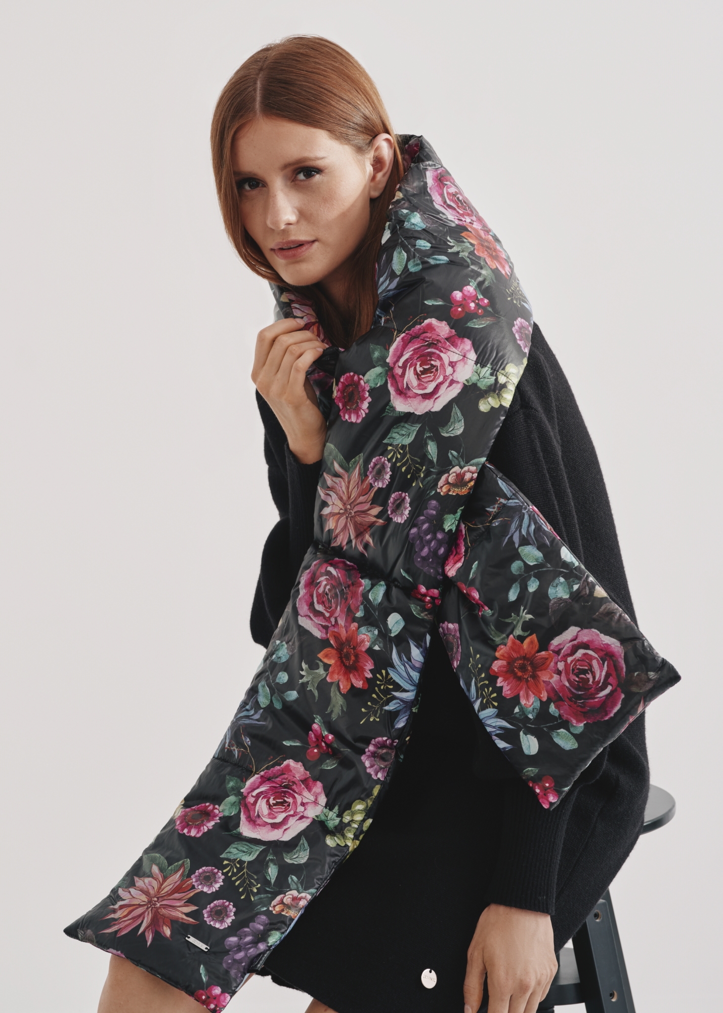 Women's down scarf SZADT-0161-98(Z23)