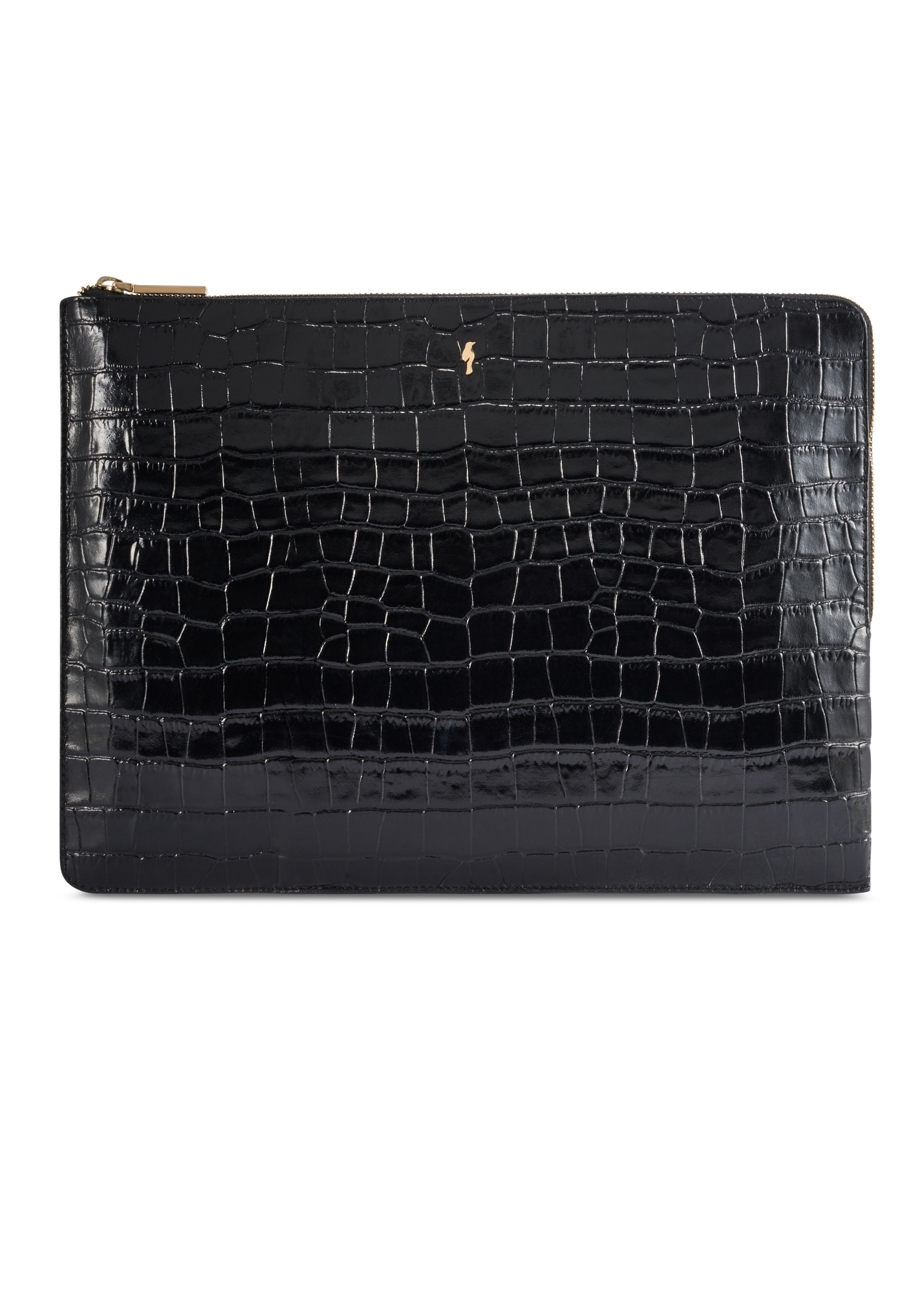 Black leather women's briefcase TORES-0853F-9G(W26)