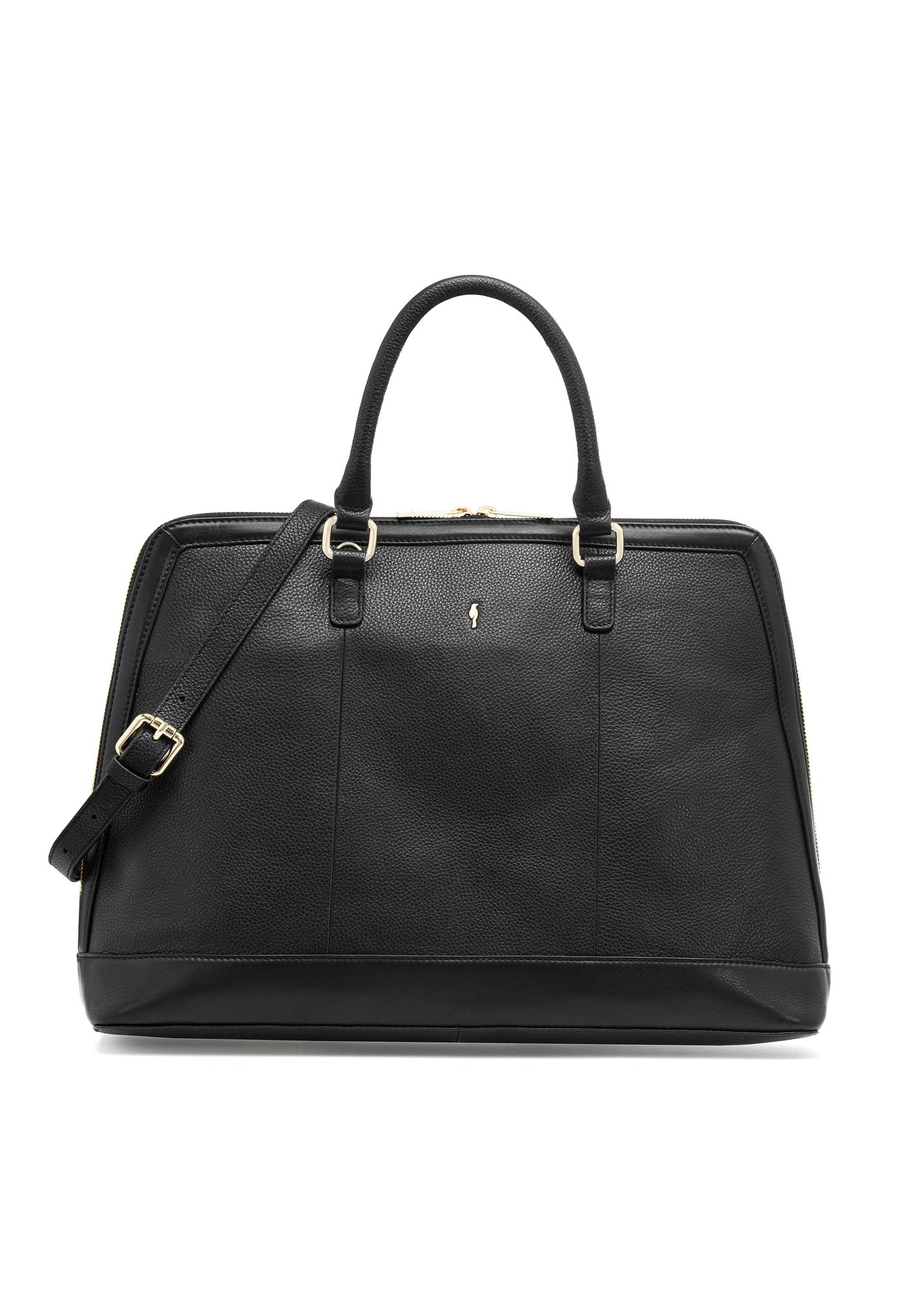 Black elegant leather women's bag TORES-1094-99(W25)