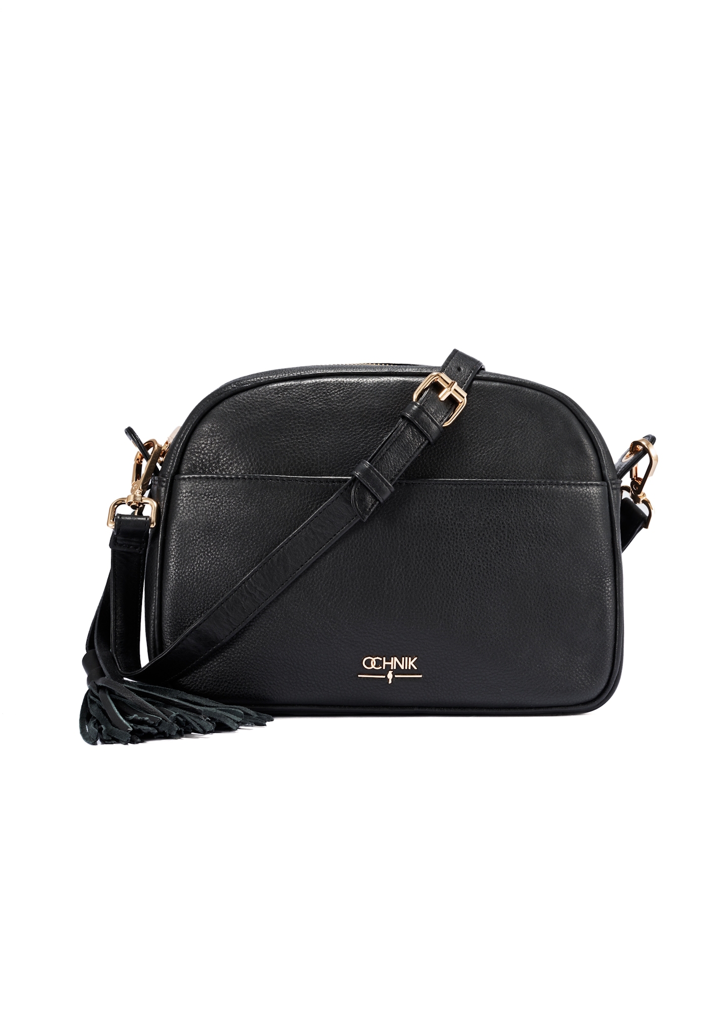 Black leather women's handbag TORES-0806E-99(W26)