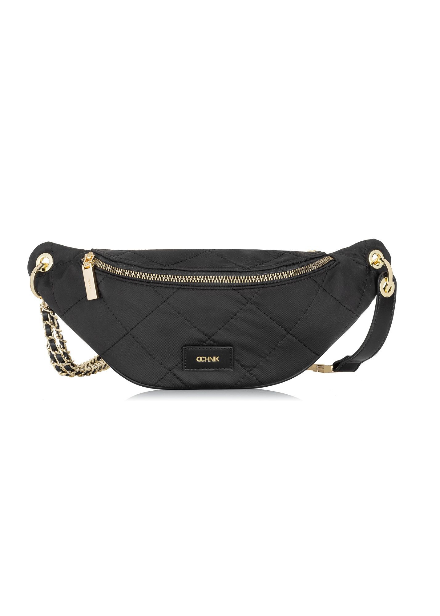 Black quilted women's bag TOREN-0266A-99(Z25)