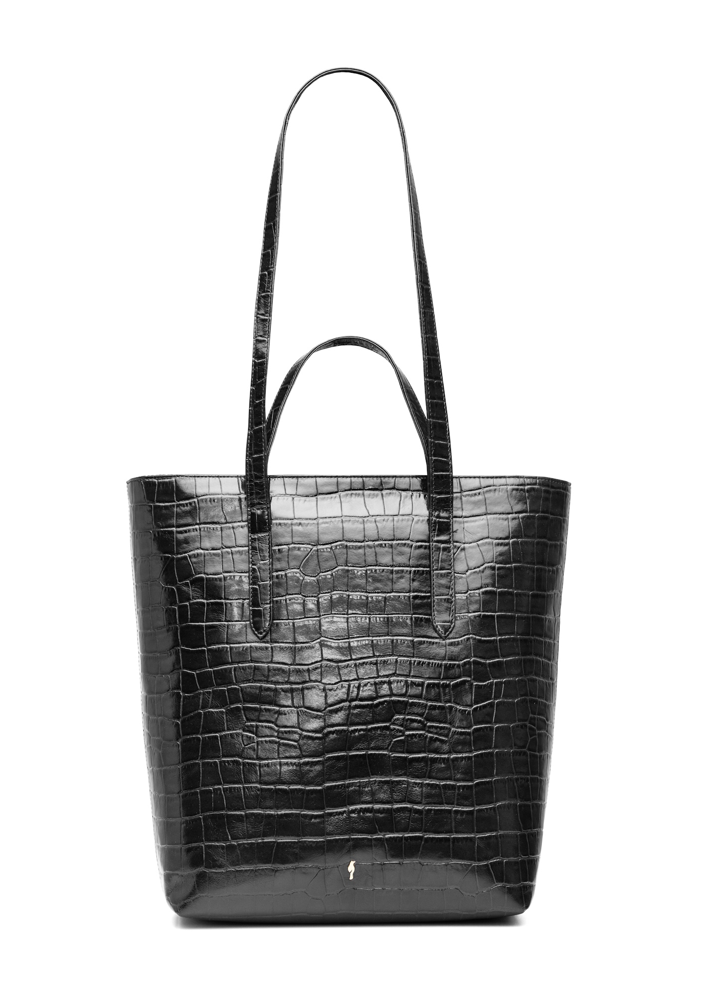 Large croco leather women's handbag TORES-1232-9G(W26)