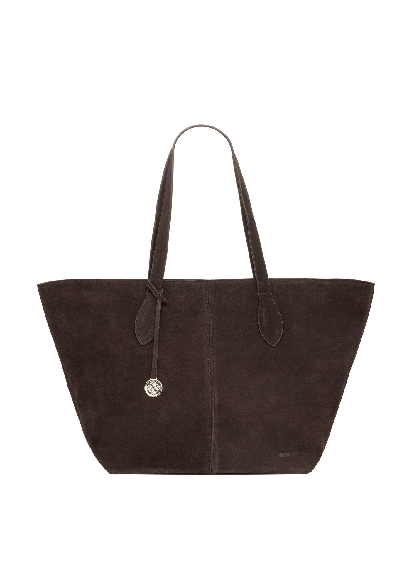 Brown women's shopper bag TORES-1407-1I(Z26)