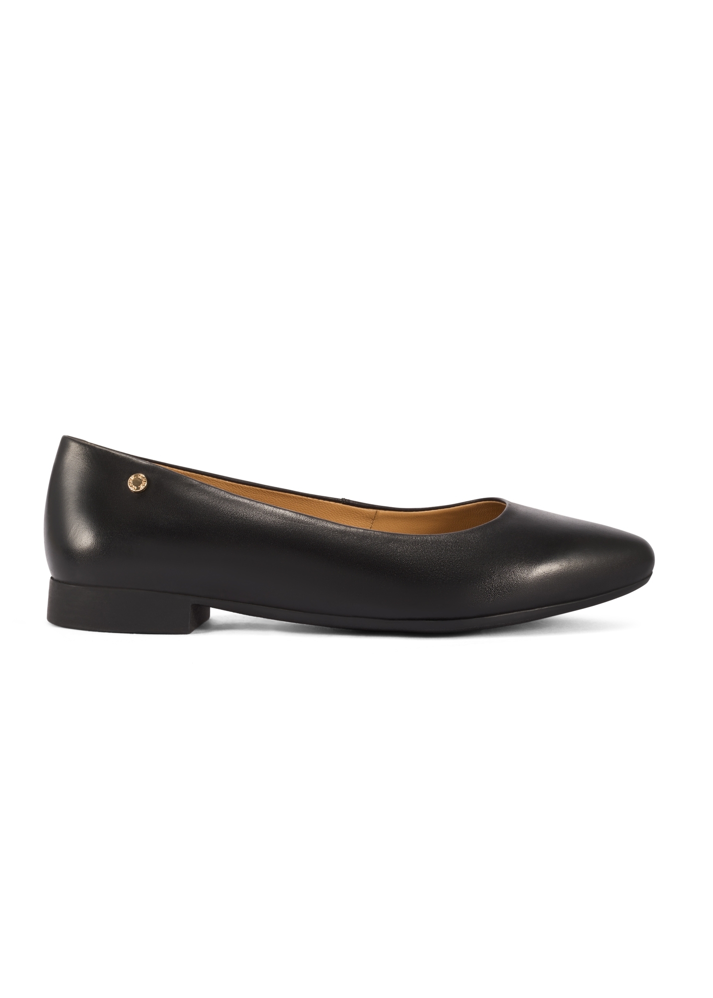 Black leather ballerinas BUTYD-1049B-99(W26)