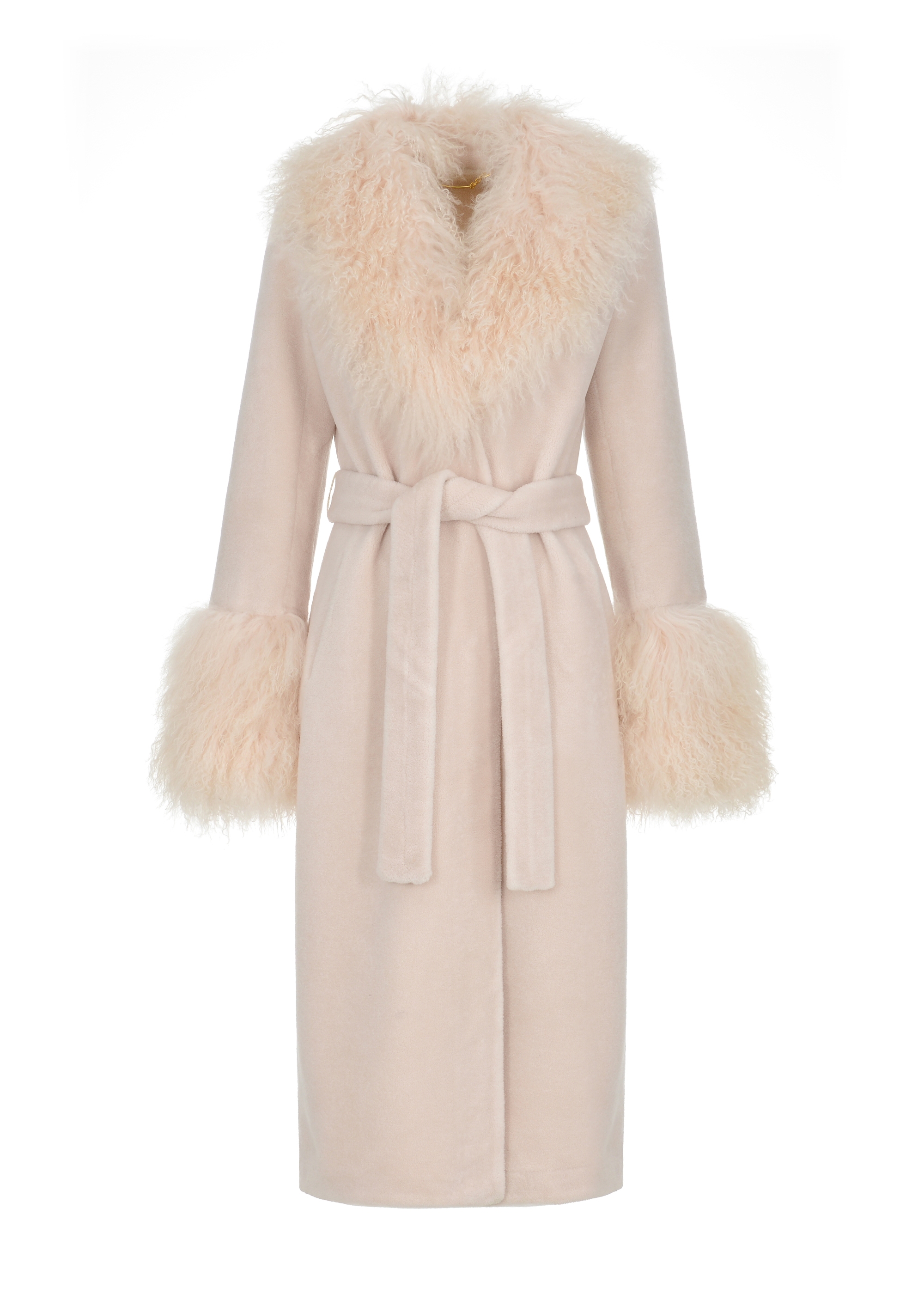 Women's wool coat with stitching FUTDW-0014-81(Z24)