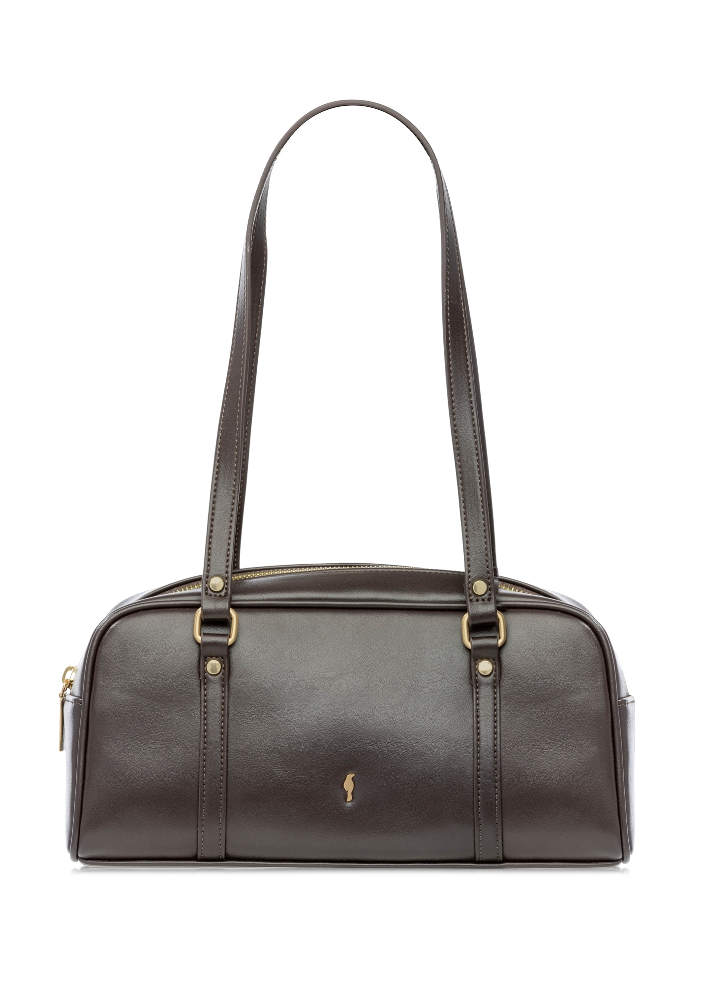 Dark brown shoulder bag TOREC-1233-1I(W26)
