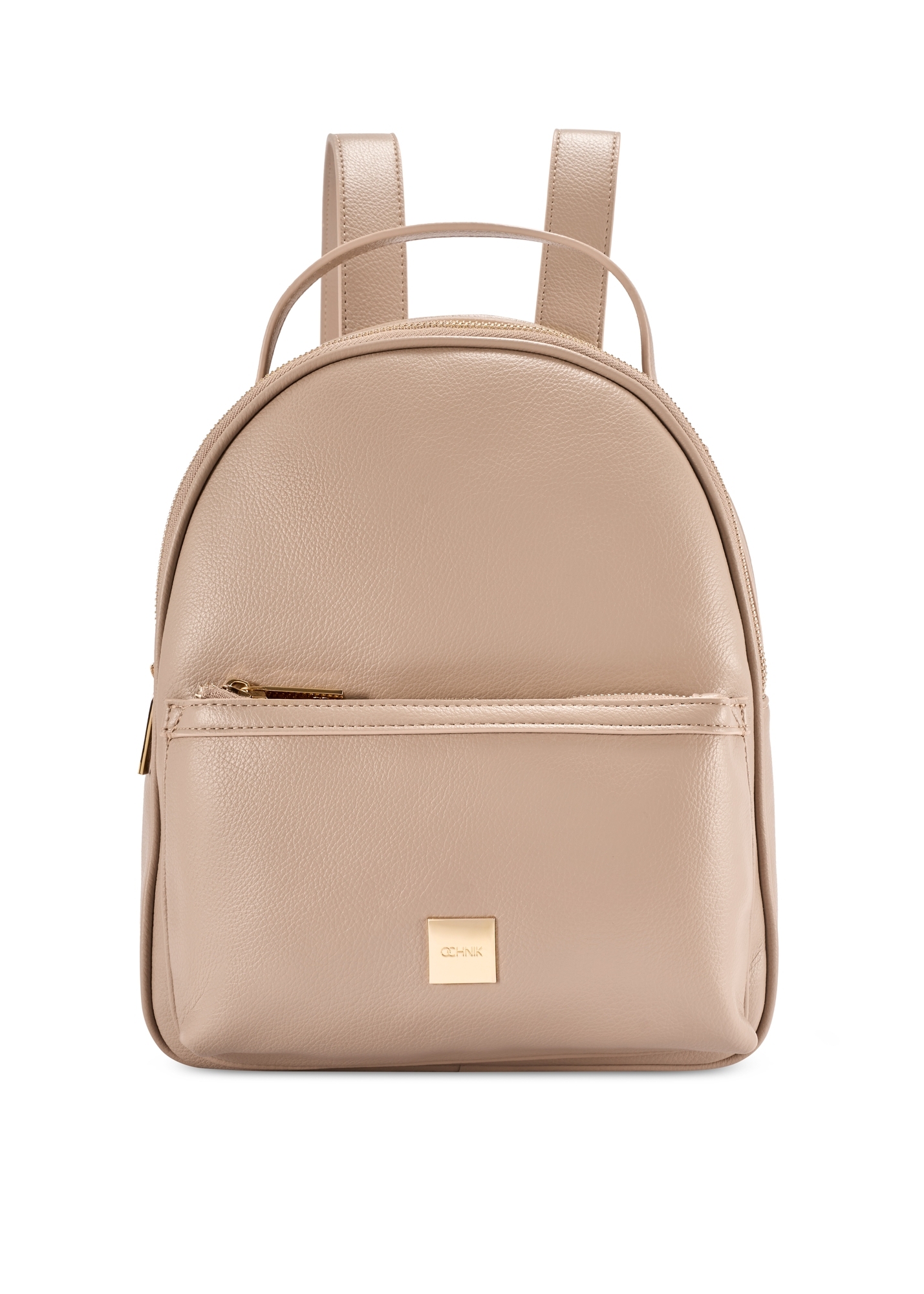 Beige women's medium backpack TOREC-0920-1D(W26)
