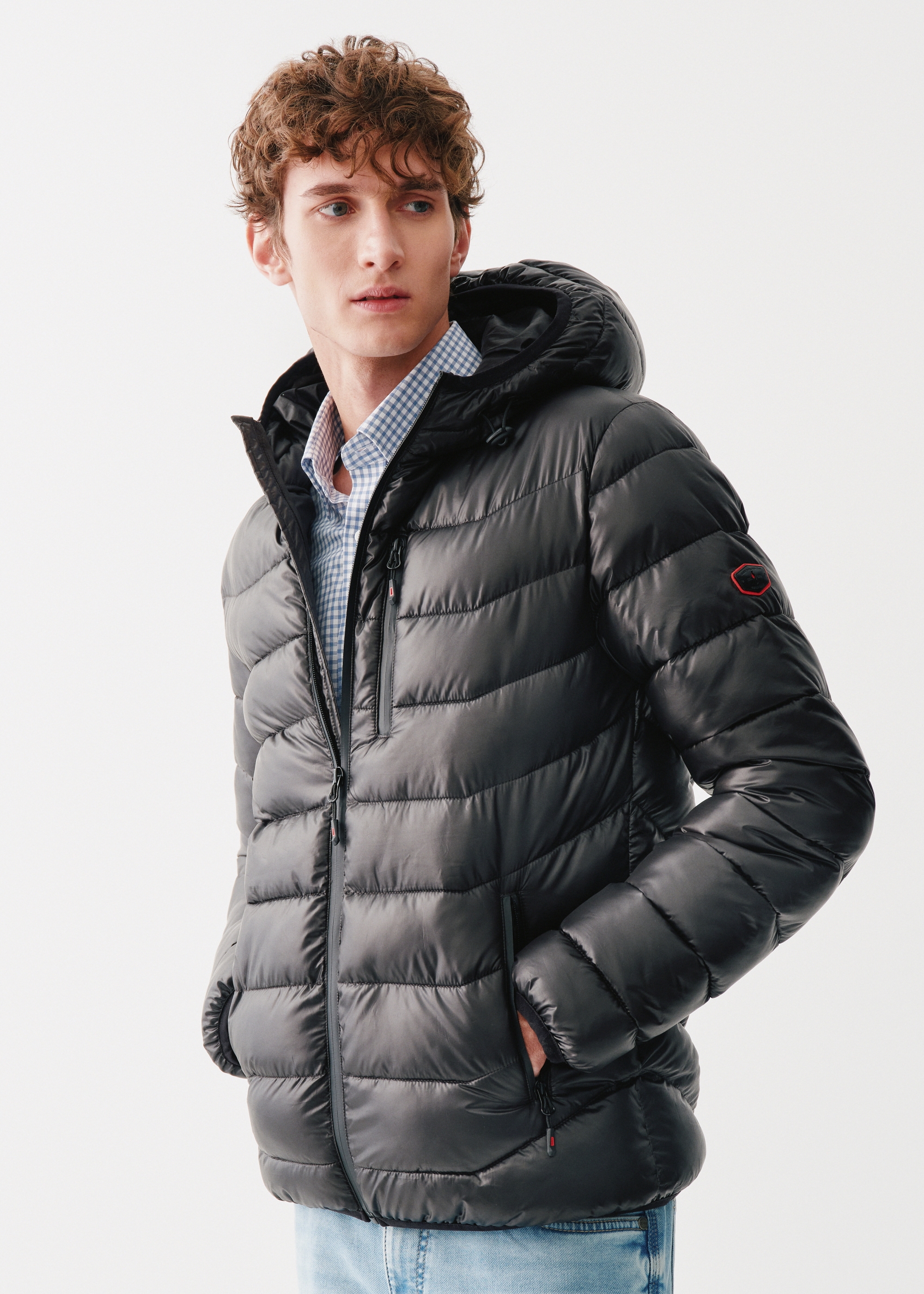 Men's down style insulated jacket KURMT-0249-98(Z24)