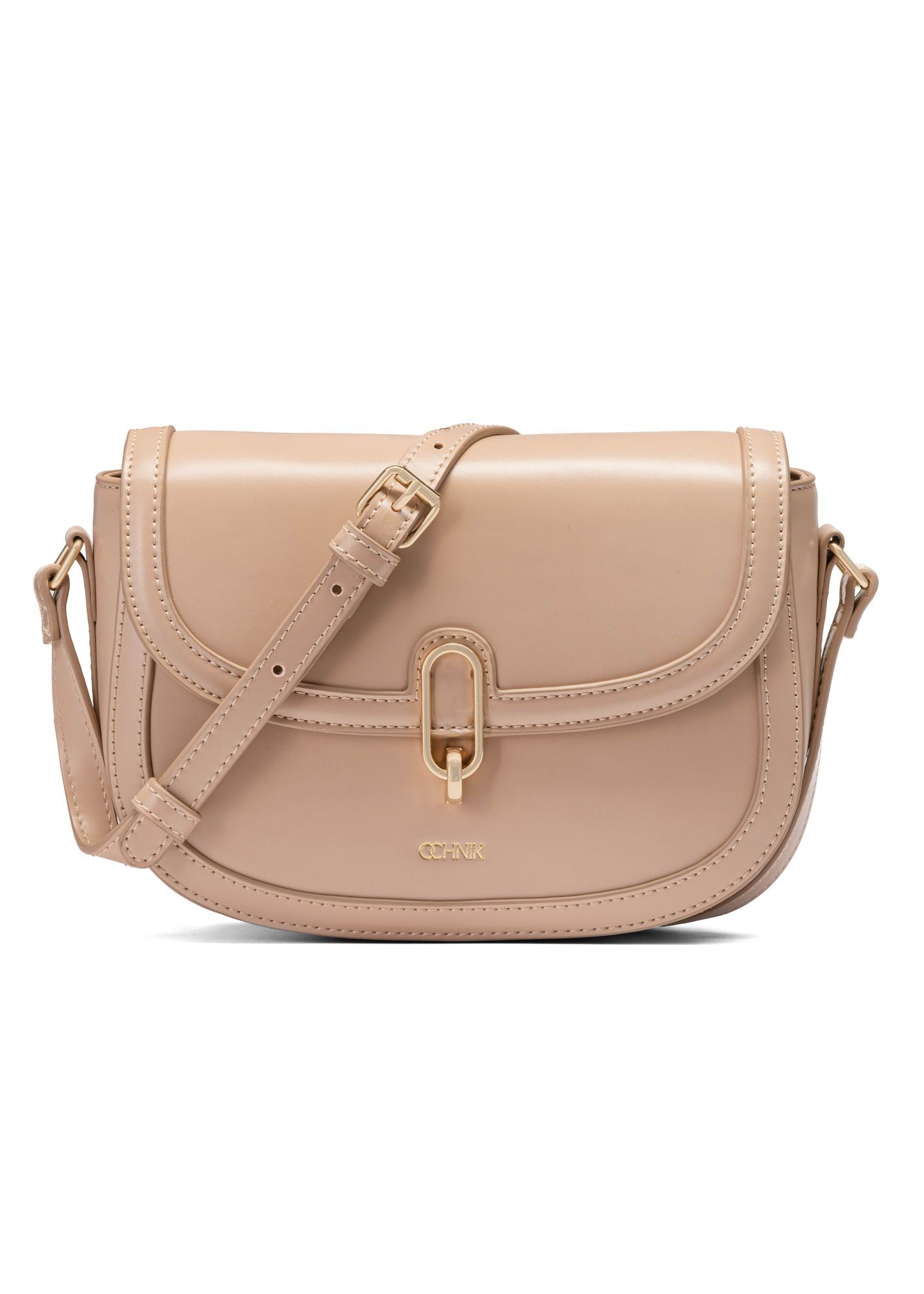 Beige small messenger bag TOREC-1019-81(W25)