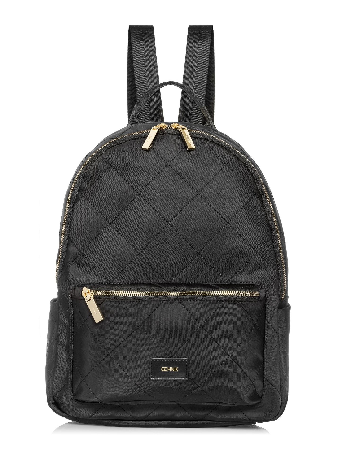 Black quilted women's backpack TOREN-0265A-99(Z25)