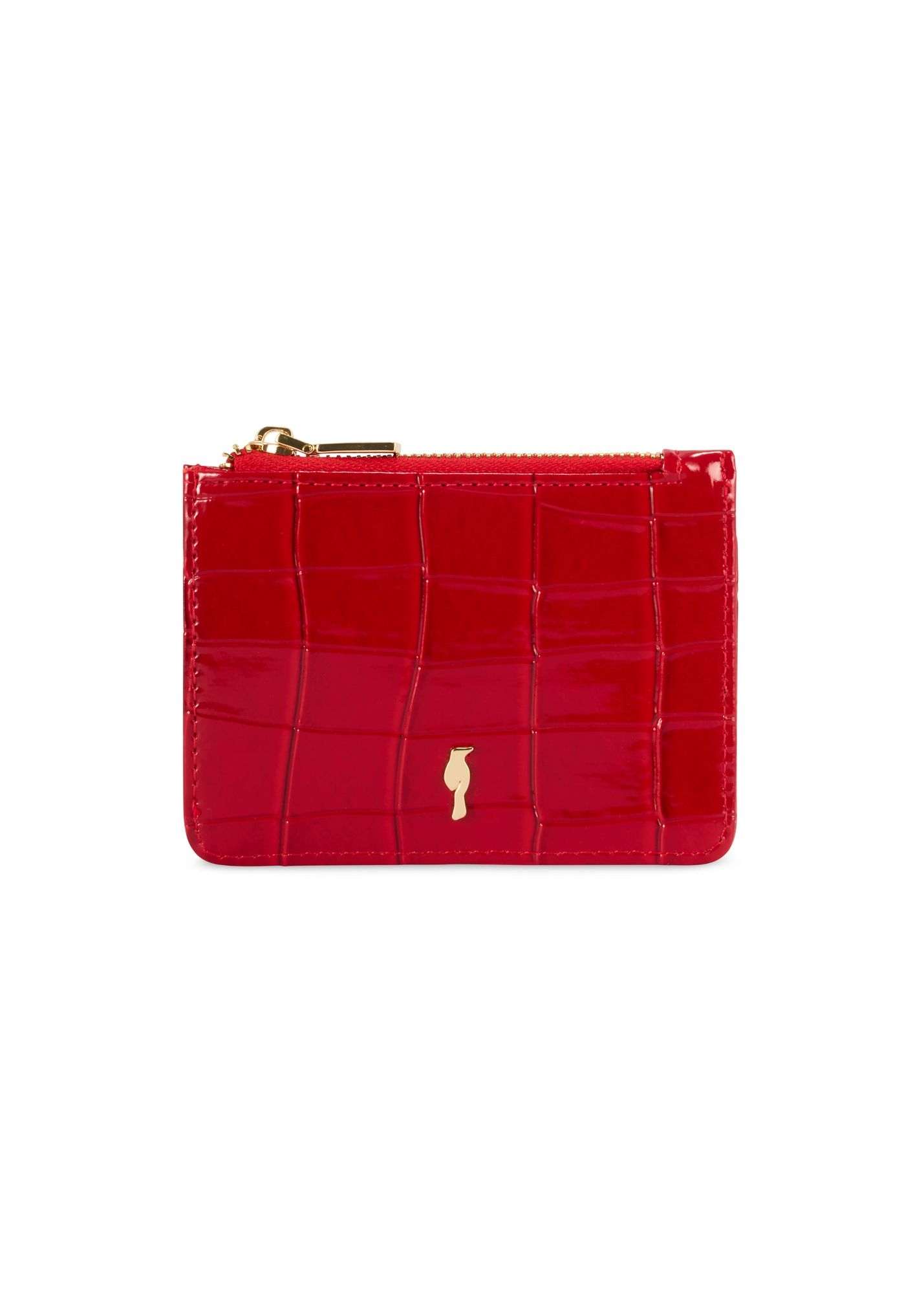 Small red women's wallet POREC-0425-42(Z25)