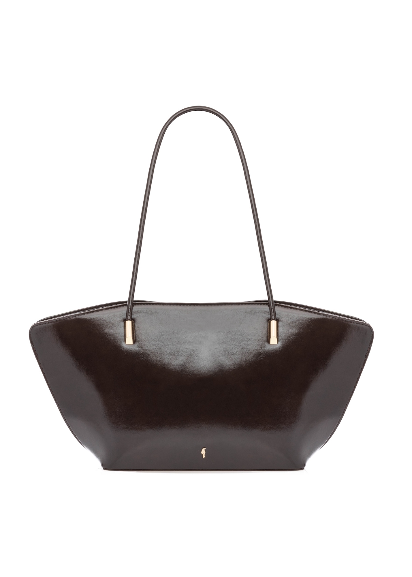 Brown women's shoulder bag TOREC-1237-1I(W26)