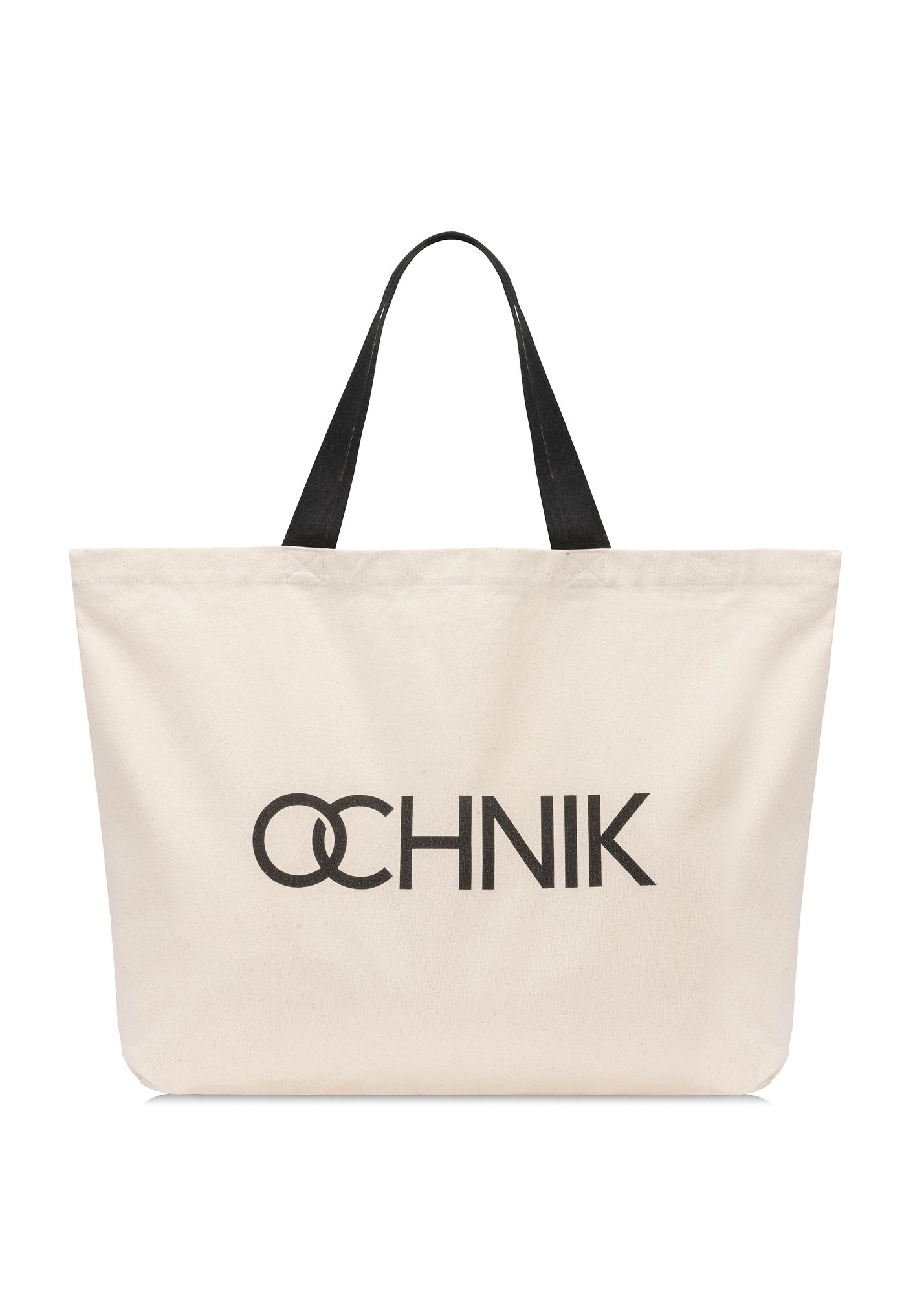 Ecru cotton bag TOREN-0136-1E(W26)