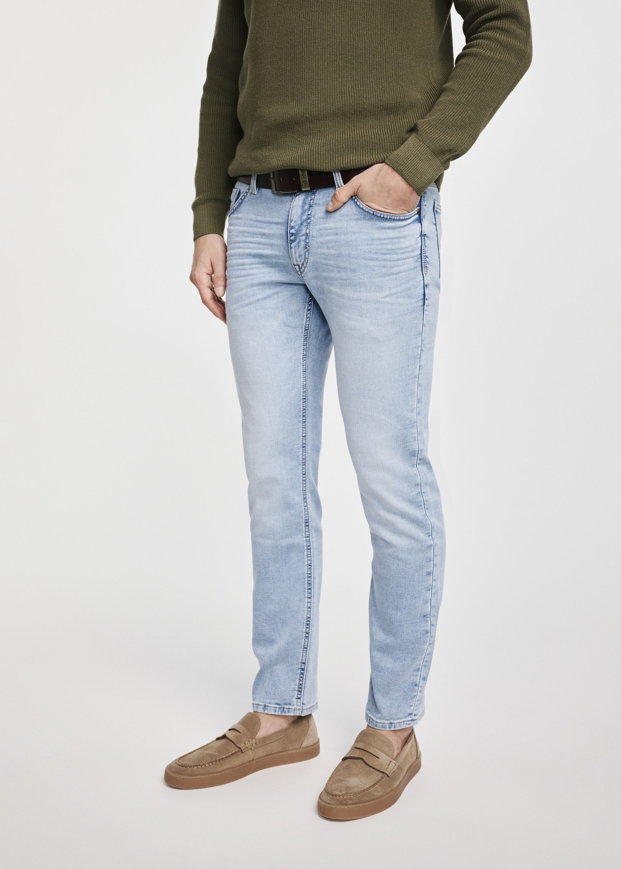 Men's blue denim pants JEAMT-0021-61(W25)
