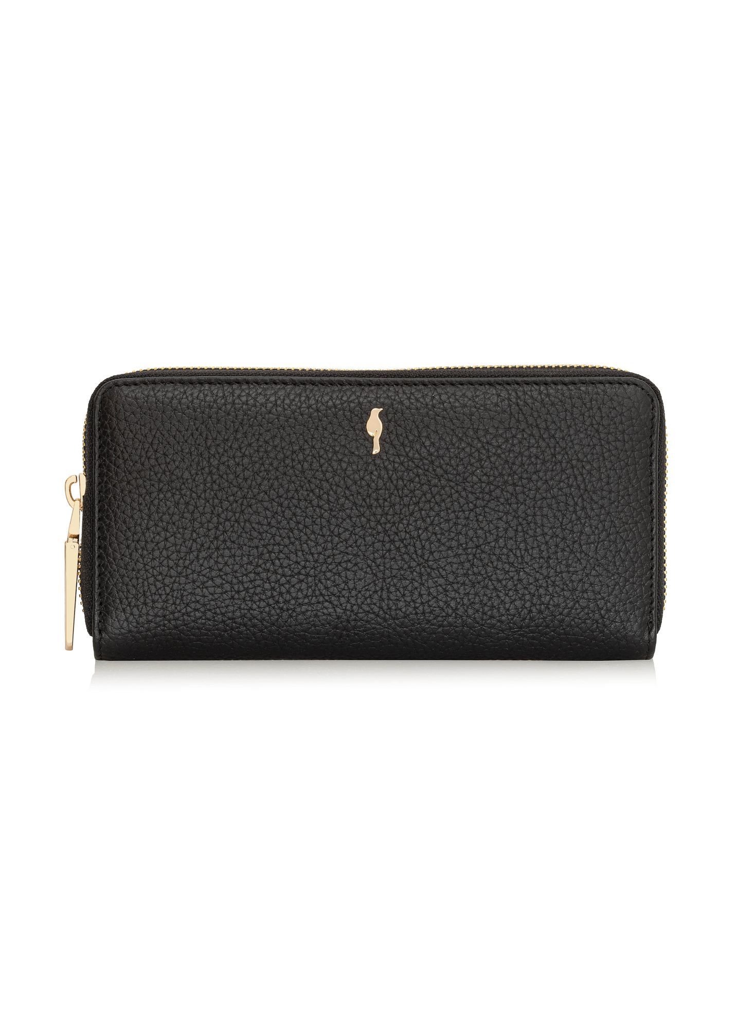 Black leather women's wallet PORES-0800R-99(W26)