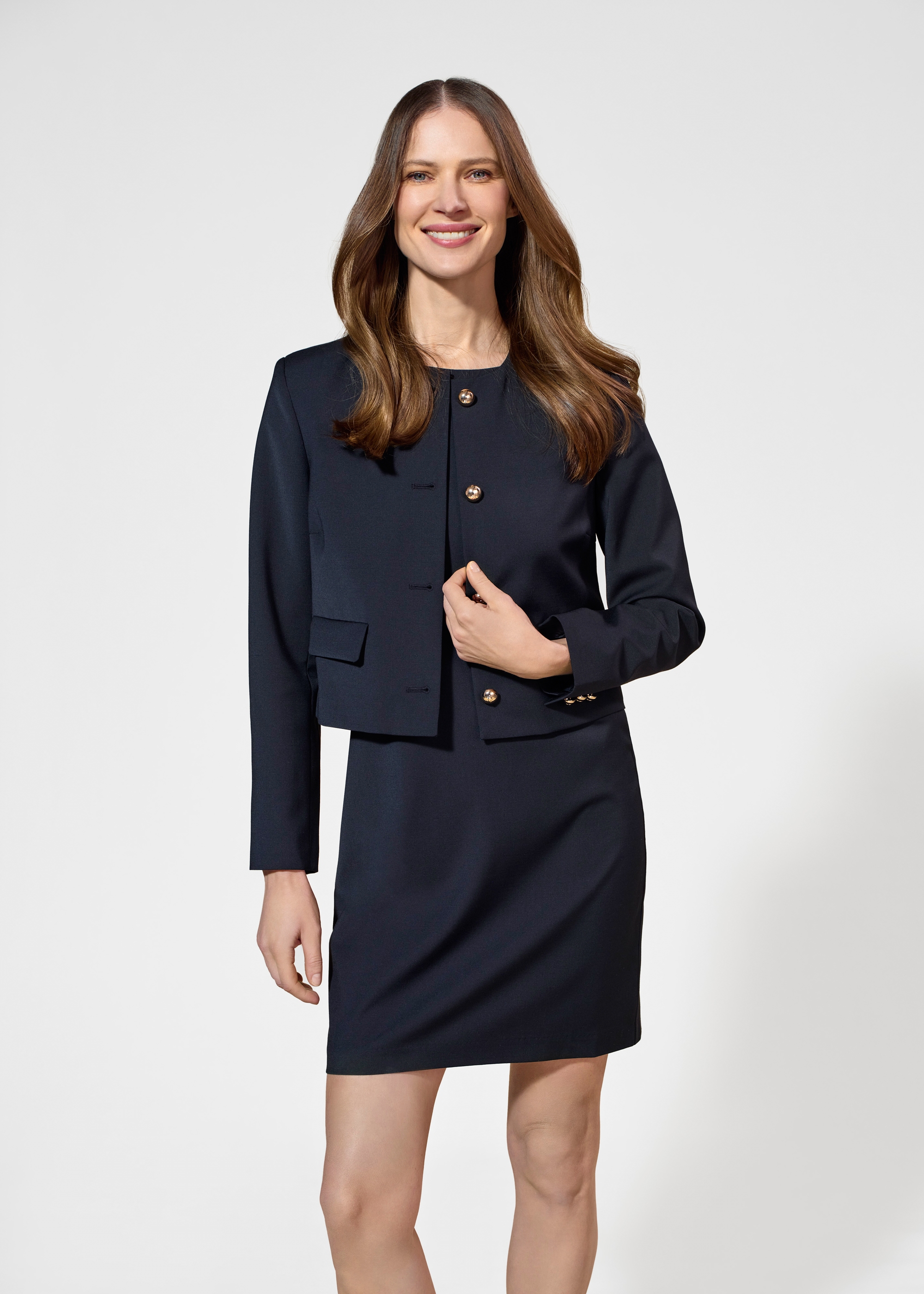 Black women's jacket ZAKDT-0039-99(W25)