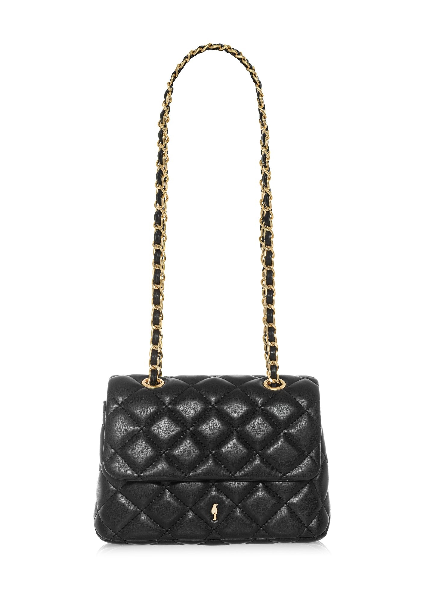 Black quilted women's handbag TOREC-0932B-99(W25)
