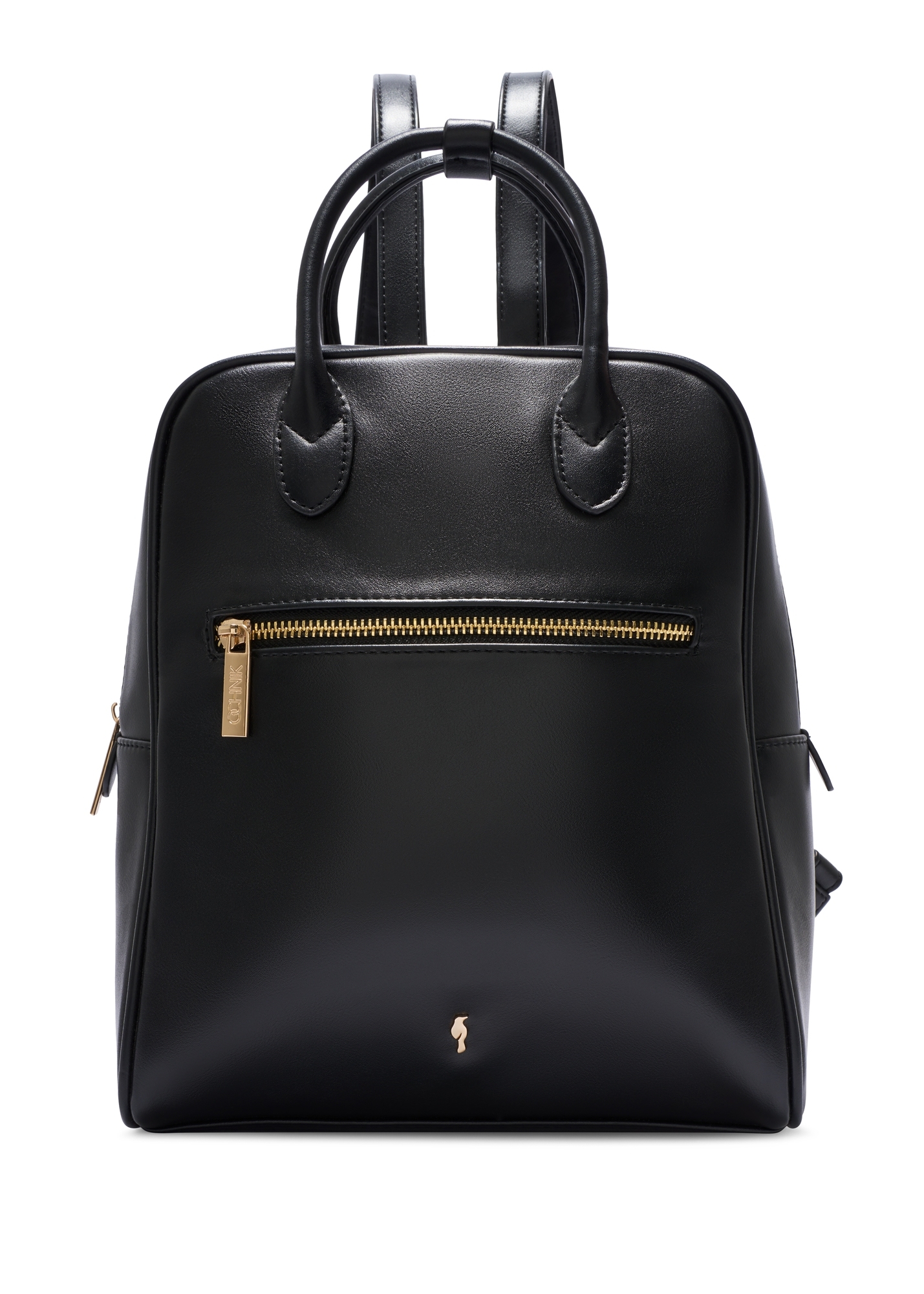 Black women's imitation leather backpack TOREC-1129-99(W26)