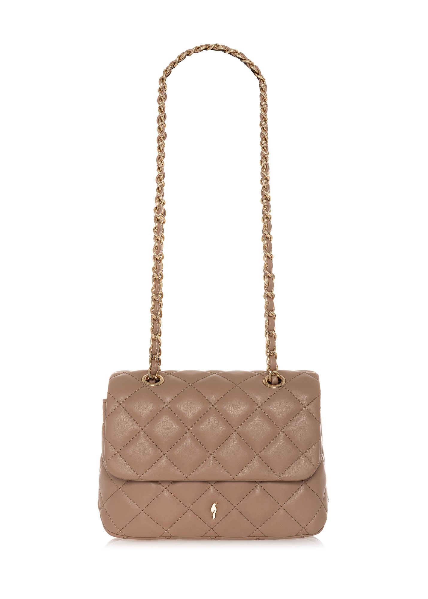 Beige quilted women's handbag TOREC-0932B-81(W25)