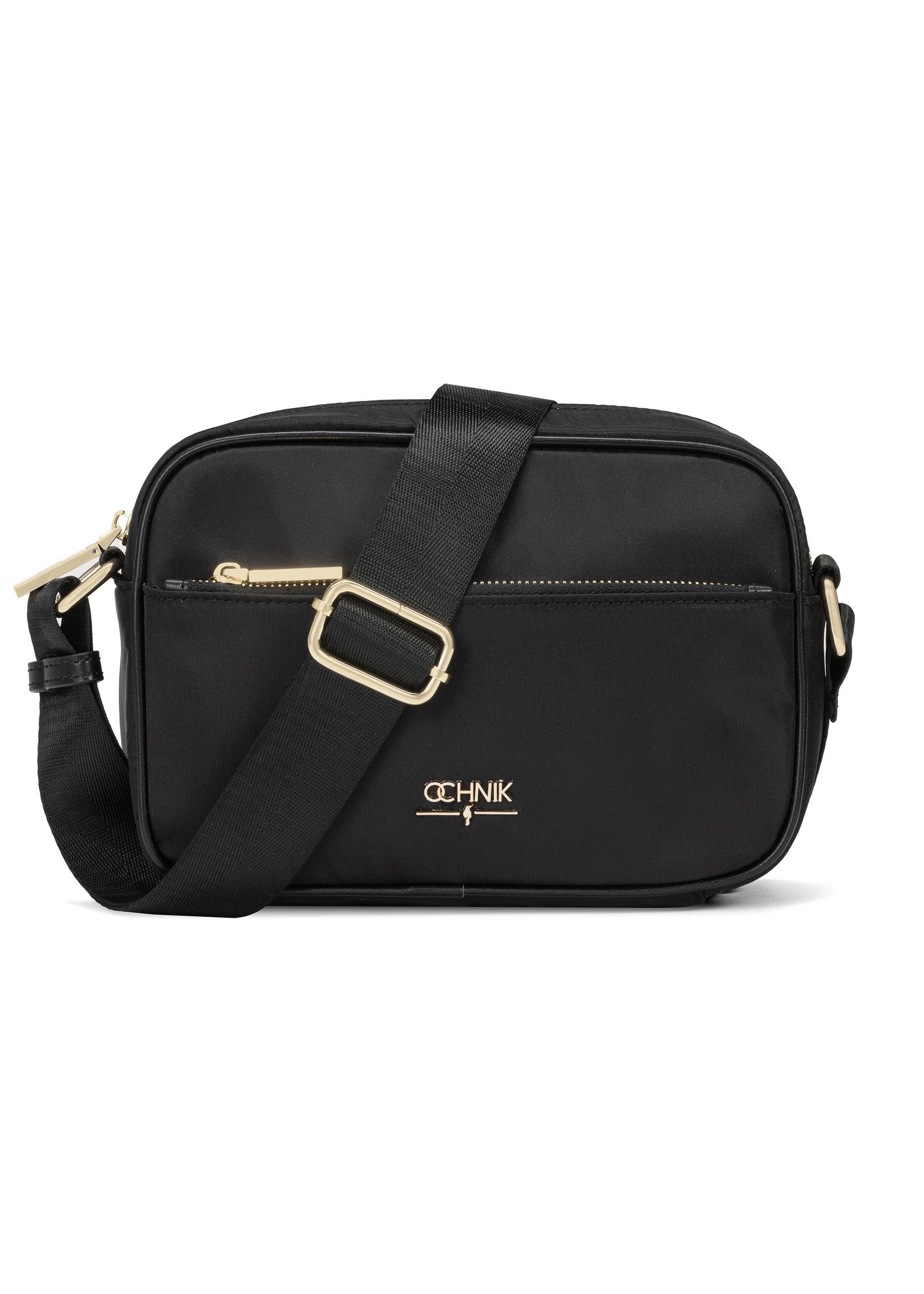 Black nylon women's messenger bag TOREN-0309-99(W26)