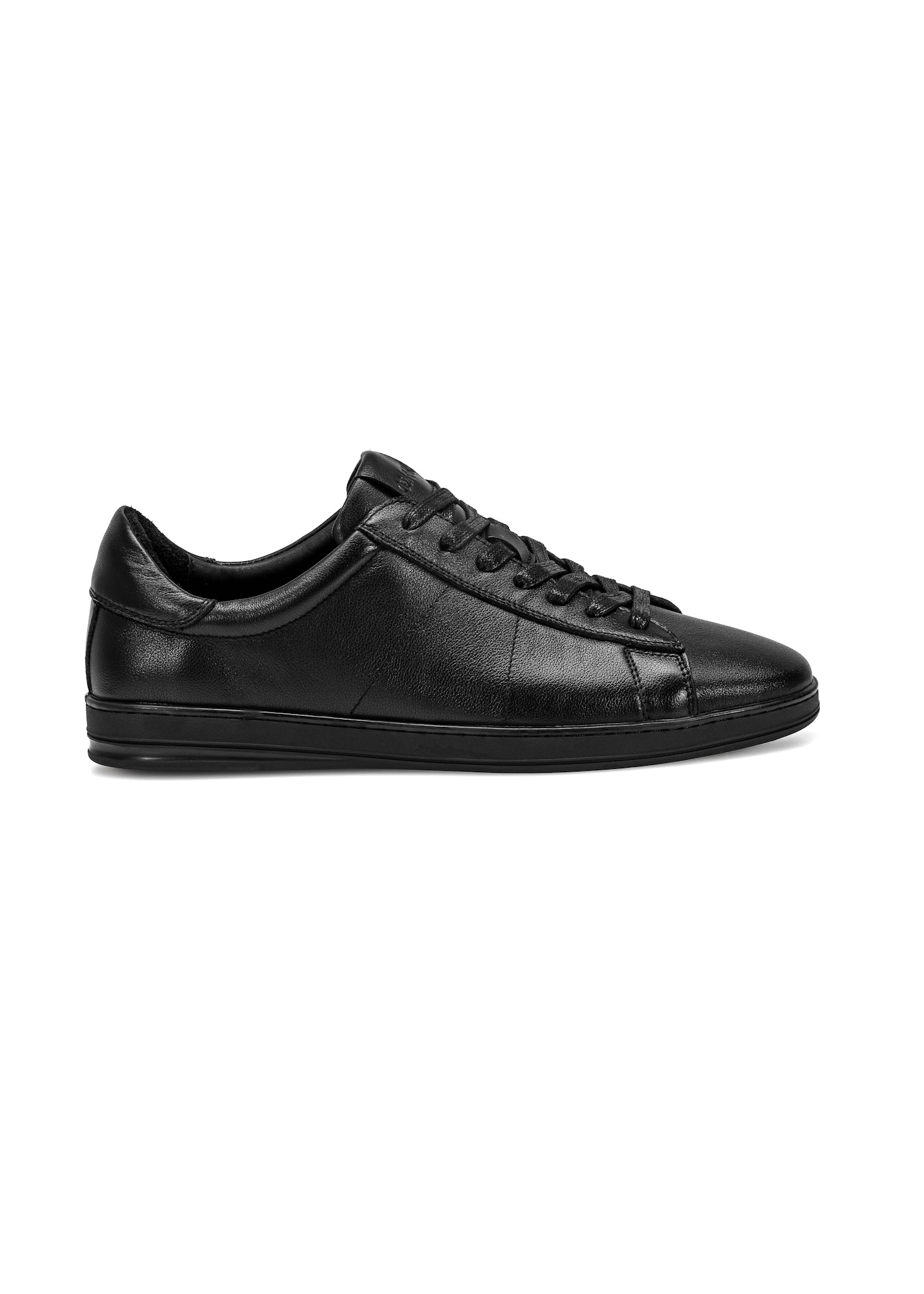 Black leather men's shoes BUTYM-0490-99(W26)