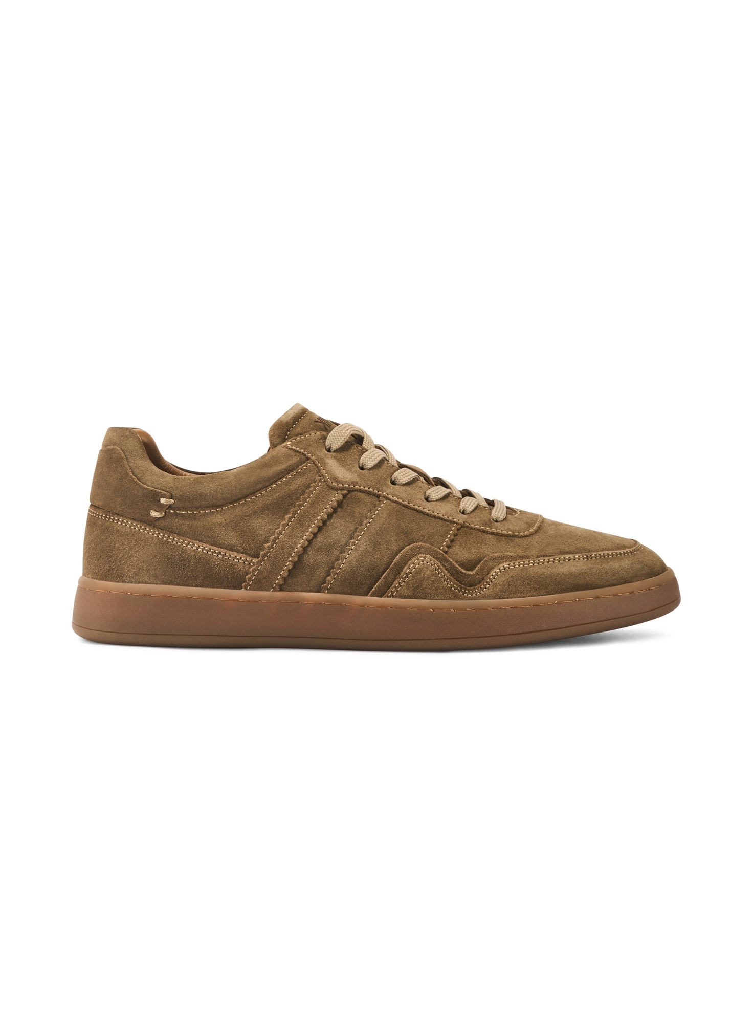 Dark beige suede men's shoes BUTYM-0523-82(Z25)