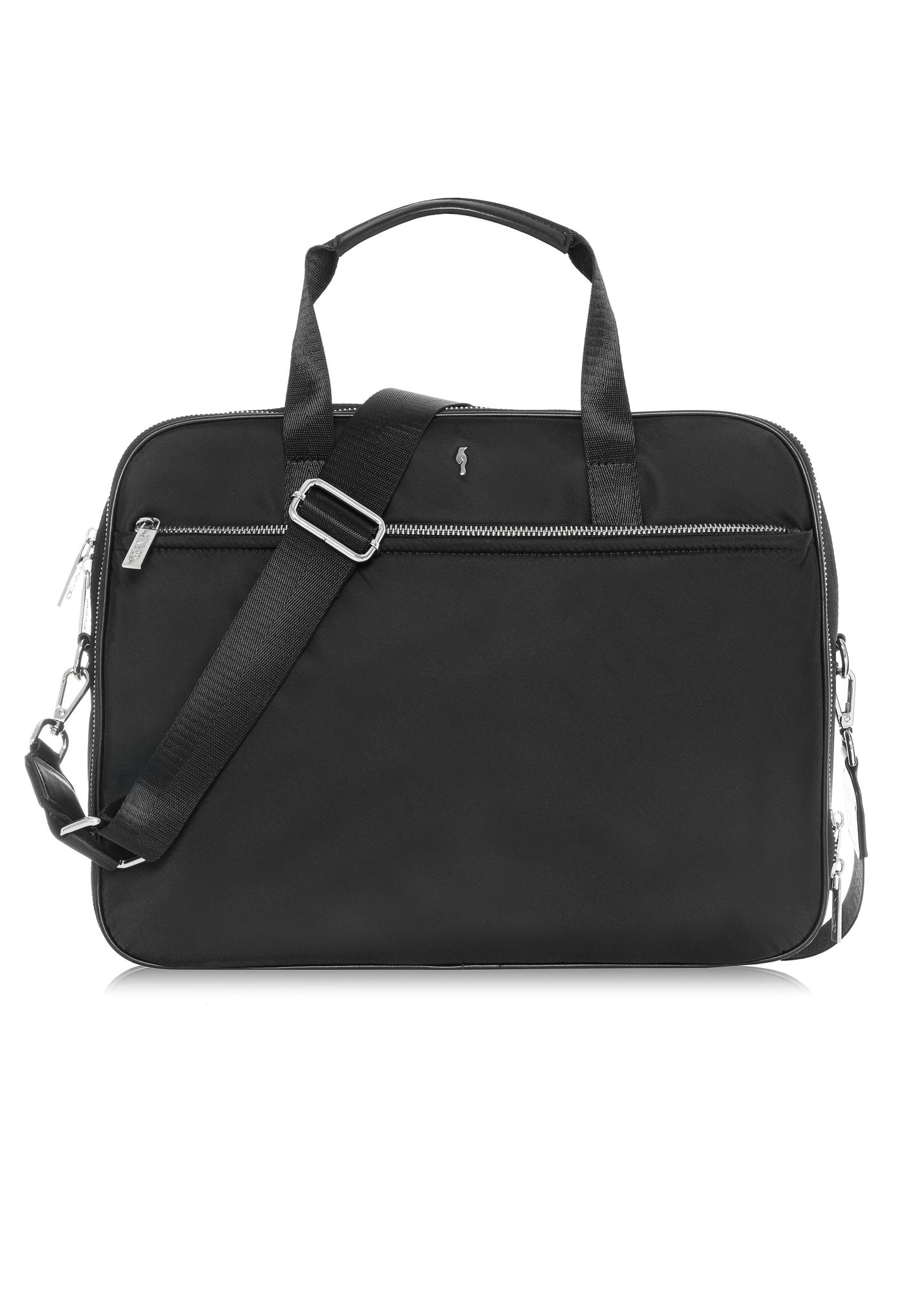 Black large women's laptop bag TOREN-0305-99(W25)