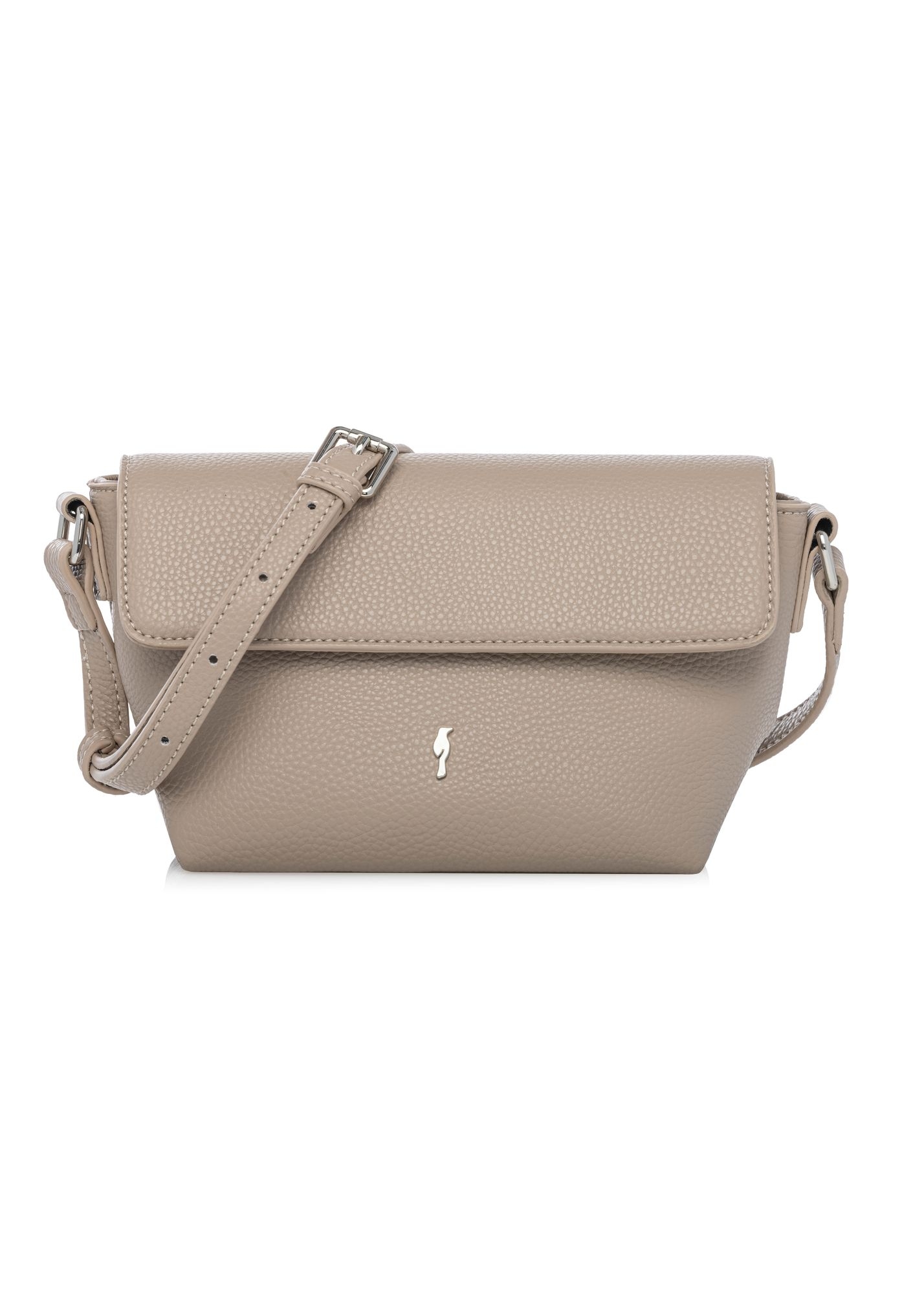 Beige small women's shoulder bag TOREC-0916-1A(W26)