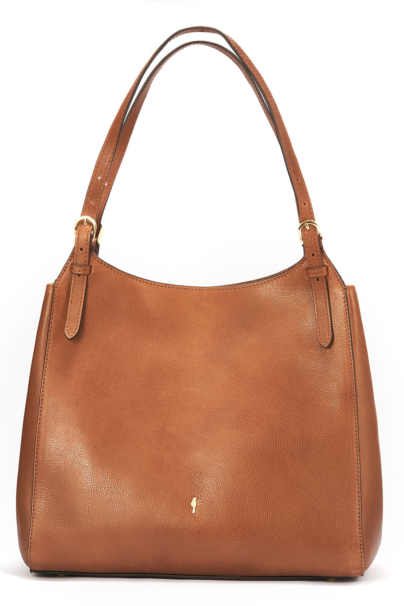 Brown leather women's handbag TORES-1106-1F(W26)