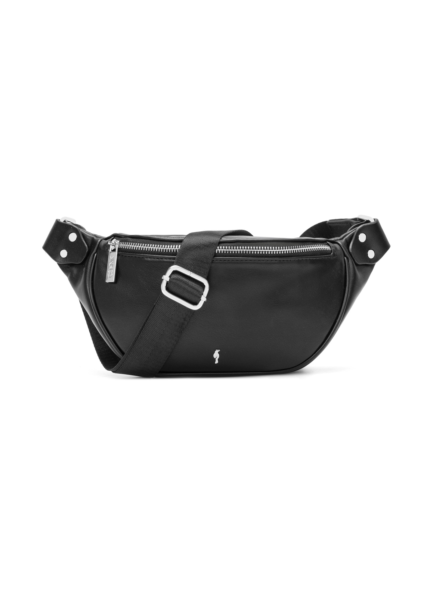 Women's black waist bag TOREC-1131-99(W26)