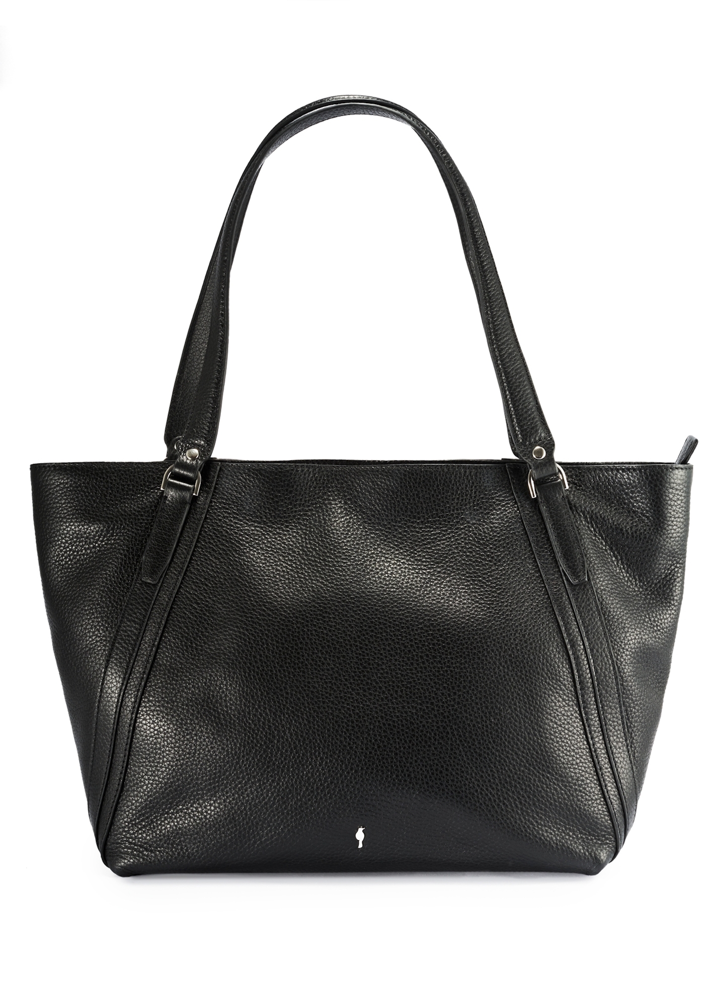 Black large leather women's handbag TORES-1124D-99(Z25)