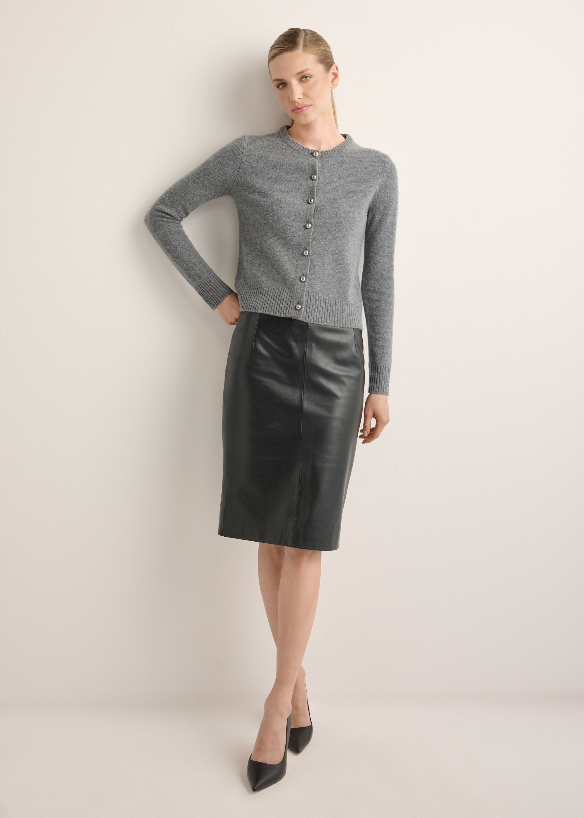 Women's Leather Pencil Skirt SPCDS-0031-99(KS)
