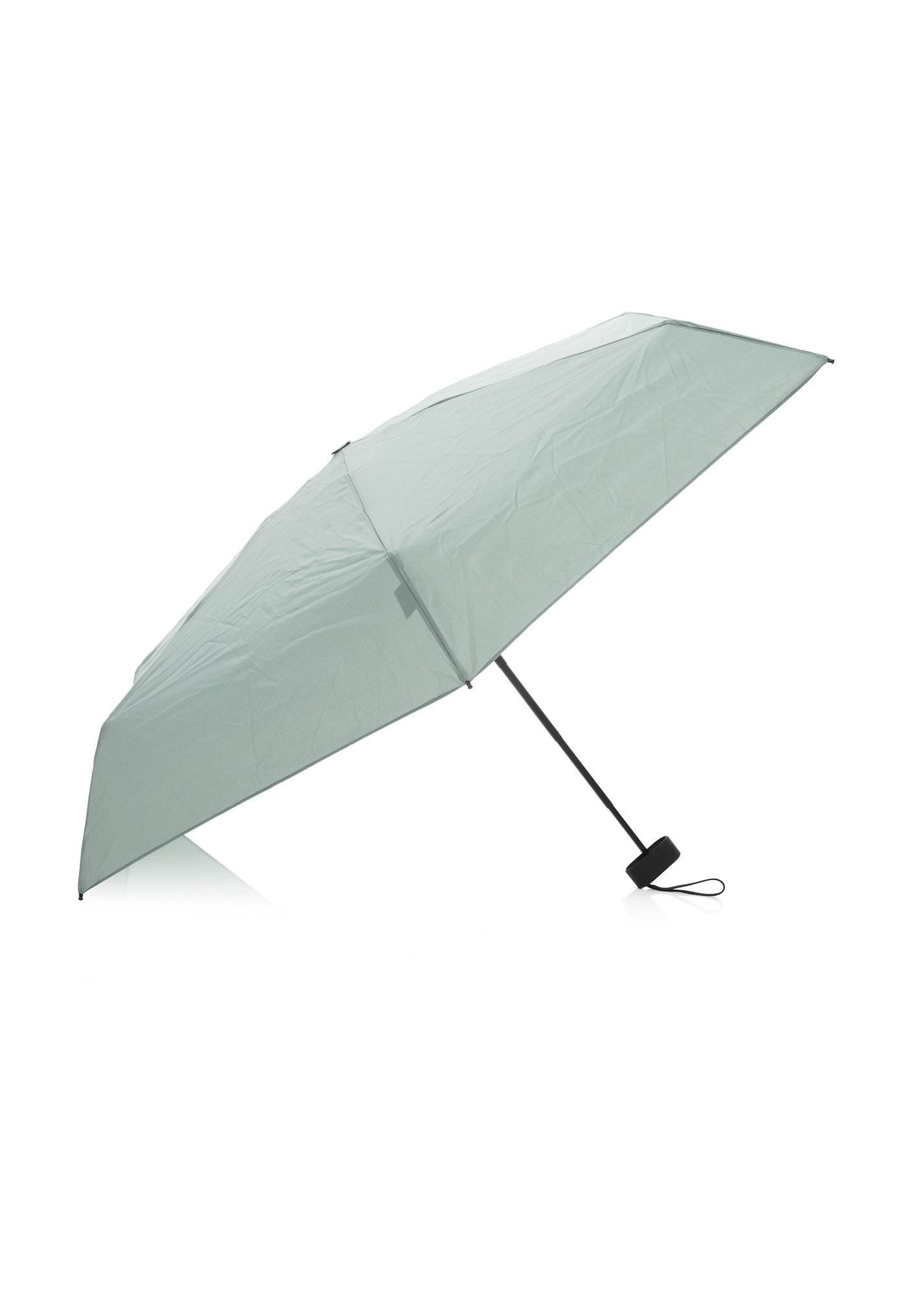 Women's umbrella in mint color with case PARSD-0038-53(W25)